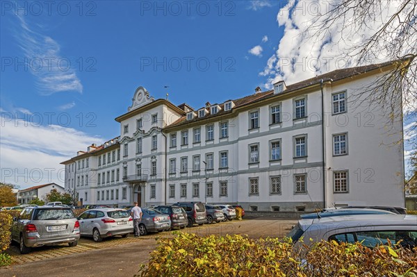 North façade, Schloss-Wurzach, Bad Wurzach, Allgäu, Baden-Württemberg, Germany, Europe