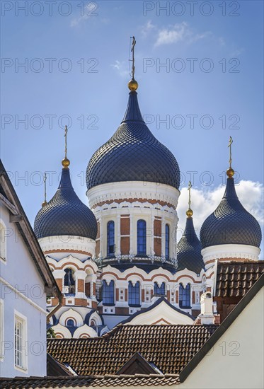 Alexander Nevsky Cathedral is an orthodox cathedral in the Tallinn Old Town, Estonia. Domes