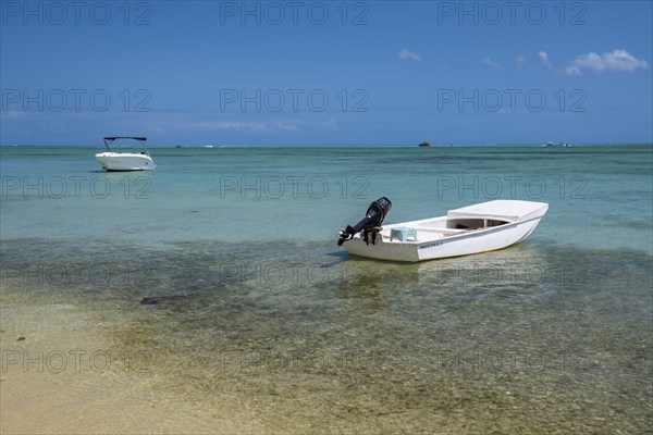 Beach, Beach, Ile aux Benitiers, Le Morne Brabant, West coast, Indian Ocean, Island, Mauritius,
