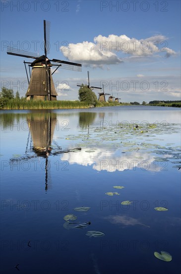 The windmills of Kinderdijk are one of the Dutch UNESCO world heritage sites