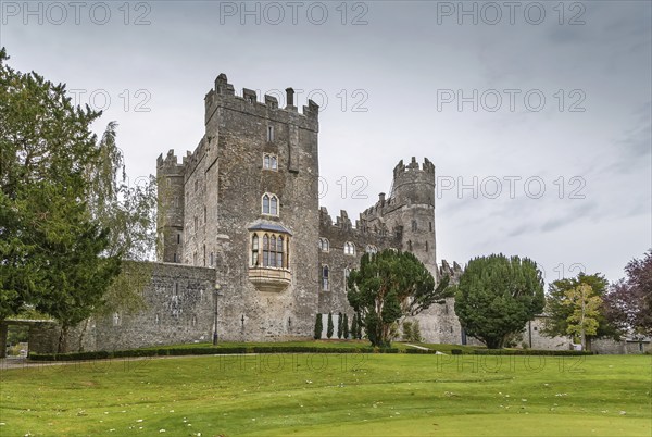 Kilkea Castle is a medieval stronghold near the village of Kilkea, Ireland, Europe