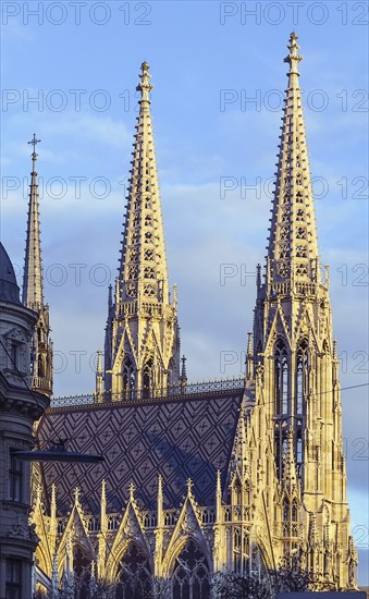 The Votive Church is a neo-Gothic church located on the Ringstrasse in Vienna, Austria, Europe