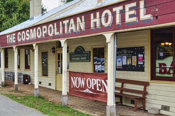 The Cosmopolitan Hotel, built circa 1866, is a good looking old style pub with sweeping