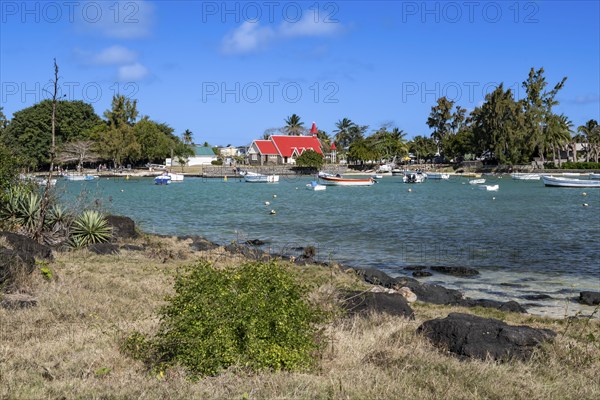 Cap Malheureux, church, chapel, Chapelle Notre Dame Auxiliatrice, north coast, Indian Ocean,
