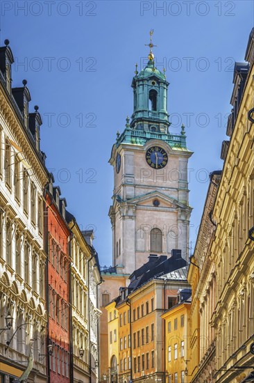 Church of St. Nicholas is the oldest church in Gamla Stan, the old town in central Stockholm,