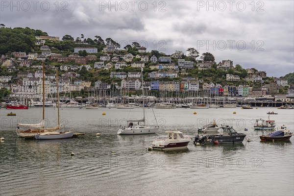 Dartmouth, Devon, England, UK, May 26, 2022: Views of Dartmouth Harbor and the River Dart