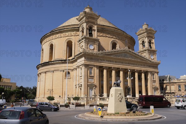 Rotunda, the famous 19th century domed church of St. Mary which on 9th April 1942 gave shelter to