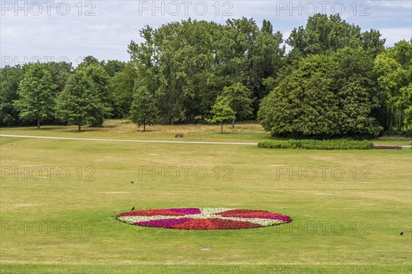 The Rheinaue Recreation Park in Bonn, North Rhine-Westphalia, Germany, Europe