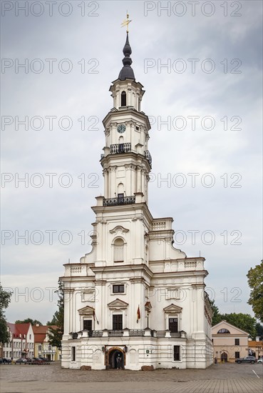 Town Hall of Kaunas stands in the middle of the Town Hall Square at the heart of the Old Town,