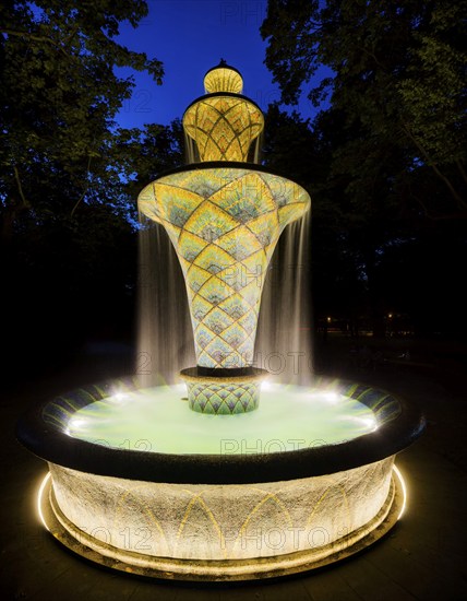 Mosaic Fountain in the Great Garden After almost two years of comprehensive renovation, the mosaic