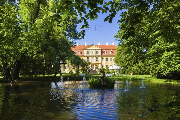 Baroque Rammenau Castle, Rammenau Castle in Rammenau near Bischofswerda in the district of Bautzen