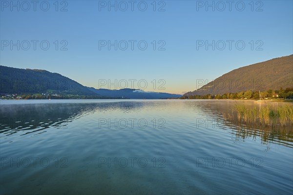 Lake, Sky, Sunrise, Summer, Steindorf am Lake Ossiach, Lake Ossiach, Carinthia, Austria, Europe