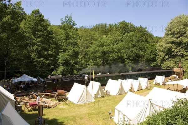The Karl May Festival has been held every year since 1991 on a weekend in May in Lössnitzgrund