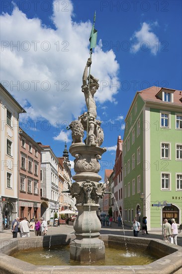 Görlitz Georgsbrunnen at the Obermarkt