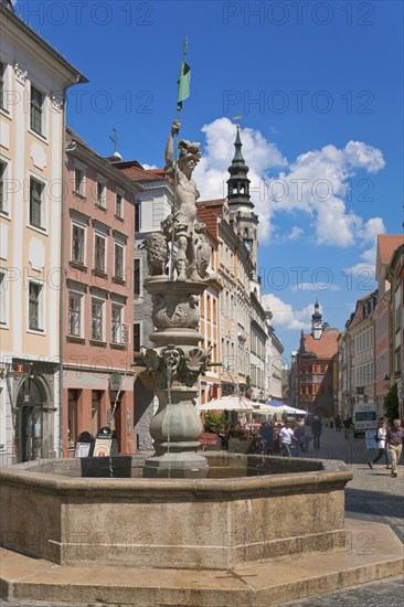 Görlitz Georgsbrunnen at the Obermarkt