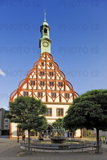 Zwickau Gewandhaus: landmark of the city, built in 1522-1525 in late Gothic style, with Renaissance