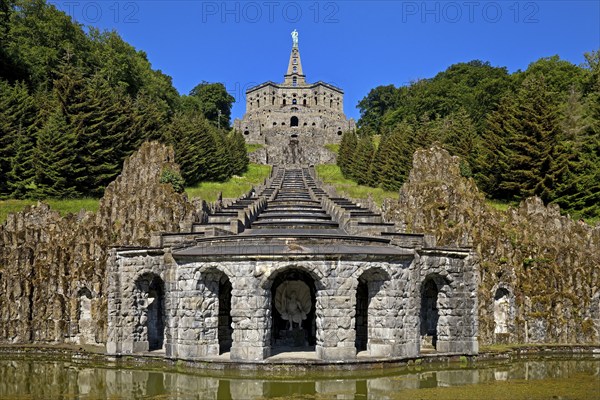 Bergpark Wilhelmshöhe, Hercules Building, Neptune Basin and the Great Cascades, UNESCO World