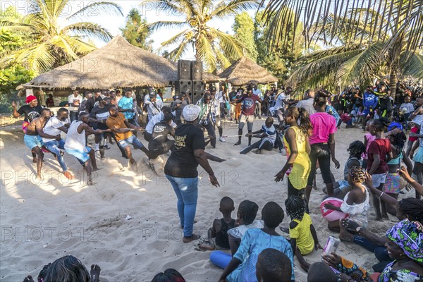 Tug of War Competition, Sanyang, Gambia, West Africa, Africa