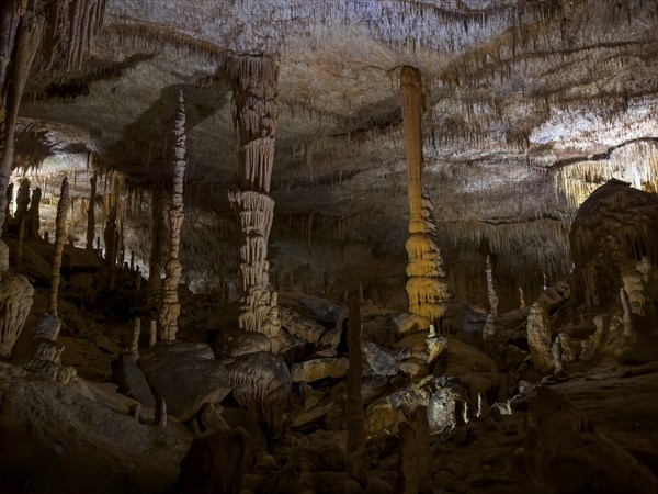 Caves of Drach, Coves del Drac, Porto Christo, Majorca, Balearic Islands, Spain, Mediterranean Sea,