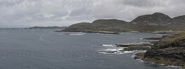 Sanna Bay seen from Ardnamurchan Point in Lochaber, Scottish Highlands, Scotland, United Kingdom,