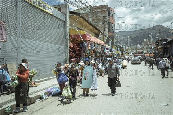 Ica Street, Mercado Mayorista, wholesale market, Huancayo, Peru, South America
