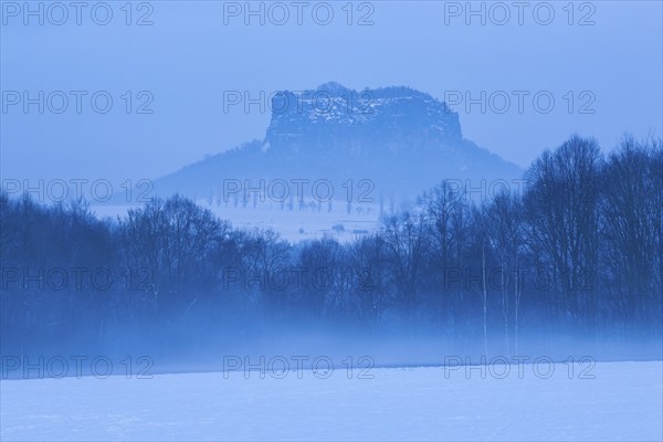 Lilienstein in winter