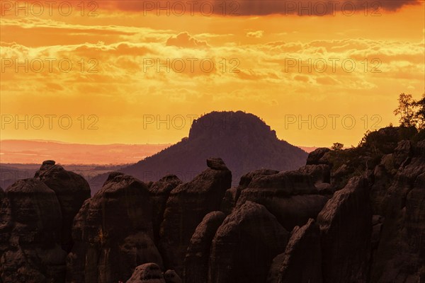 Lilienstein and Schrammsteine in Saxon Switzerland