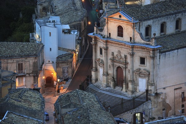 City of Ragusa, the Anime del Purgatorio Church, Chiesa della Anime Sante del Purgatorio in the