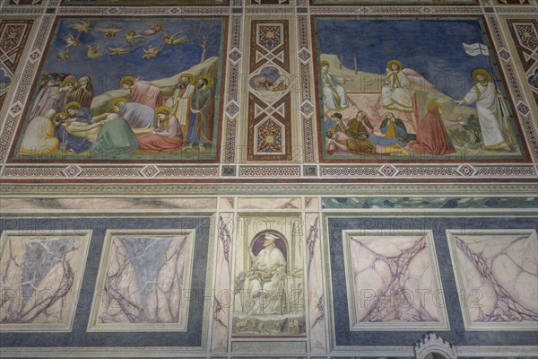 Scrovegni Chapel or Arena Chapel with frescoes by Giotto di Bondone, Padua, Province of Padua,