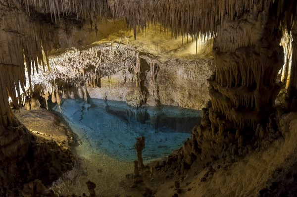 Caves of Drach, Coves del Drac, Porto Christo, Majorca, Balearic Islands, Spain, Mediterranean Sea,