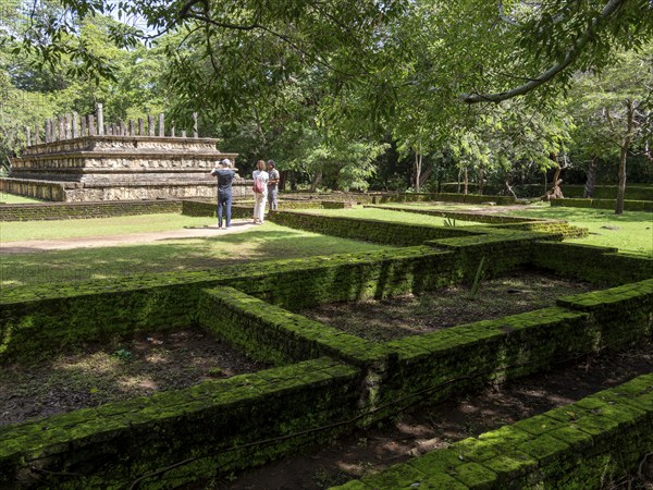Ruins, old court, Polonnaruwa, Sri Lanka, Asia