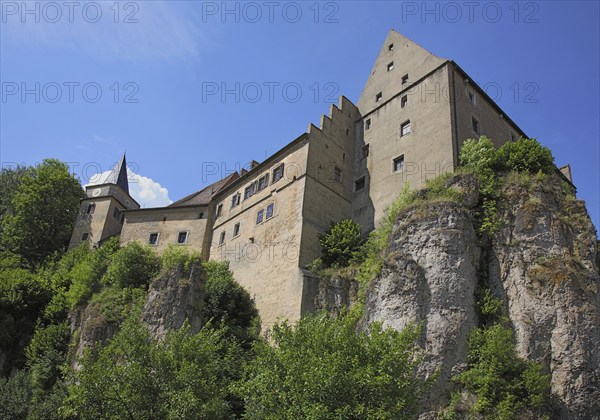 Wiesentfels Castle, rock castle above the Wiesentfels district of the town of Hollfeld, Franconian
