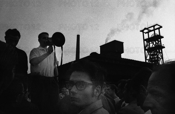 The spontaneous strike, here on 10.9.1969 by the miners of the Minister Stein colliery, was one of
