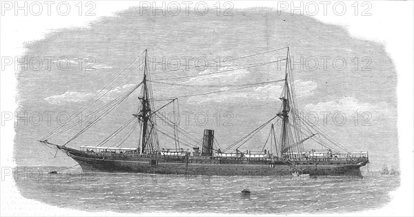 Steamship La Rhone, lost with life and limb during the last hurricane that devastated the island of