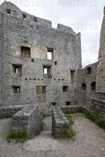 Reußenstein ruins, Swabian Alb, Baden-Württemberg, Germany, Europe