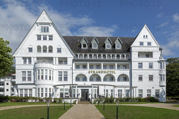 Strandhotel, Glücksburg, Schleswig-Holstein, Germany, Europe