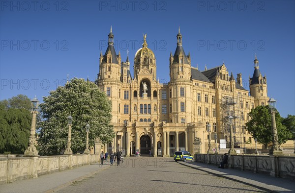 Schwerin Castle, State Parliament, Schwerin, Mecklenburg-Vorpommern, Germany, Europe