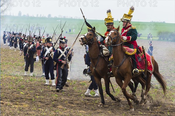 Battle re-enactment Großgörschen