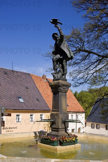 Lauenstein is a district of the town of Geising in the upper Müglitz valley. It is one of the