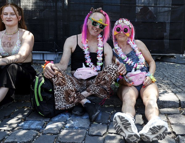 Techno fans celebrate Rave the Planet in Berlin, Berlin, 08.07.2023