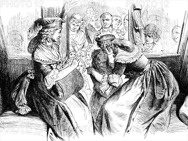Luise Duchess of Mecklenburg, wife of Queen Prussia, festive reception 1793 in Berlin,