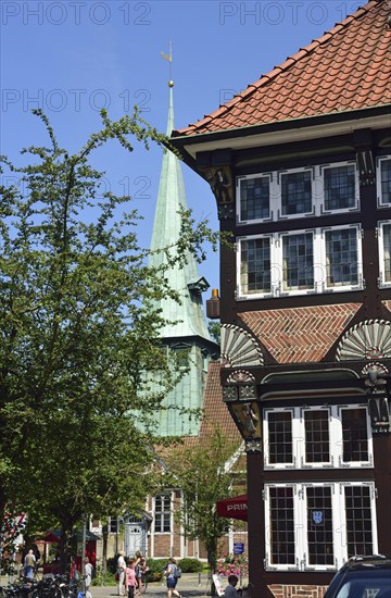Europe, Germany, Hamburg, district Bergedorf, Sachsentor, pedestrian zone, city, shopping street,