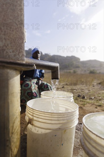 Waterhole in the community of Maraban Dare, in the state of Plateau, 07/02/2024