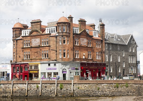 Columba Hotel on North Pier in Oban, Argyll and Bute, Scotland, United Kingdom, Europe