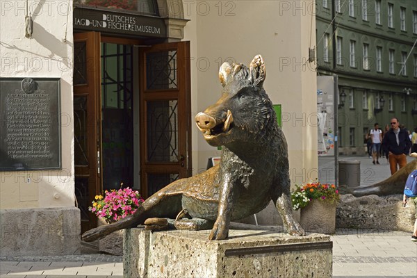 Europe, Germany, Bavaria, State Capital Munich, City, Neuhauser Straße, German Hunting and Fishing