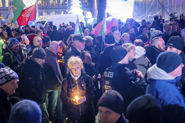 To mark 13 February and the destruction of Dresden in the Second World War, the small right-wing