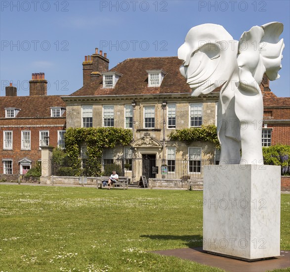 Eighteenth century Georgian architecture of Mompesson House, Cathedral Close, Salisbury, Wiltshire,