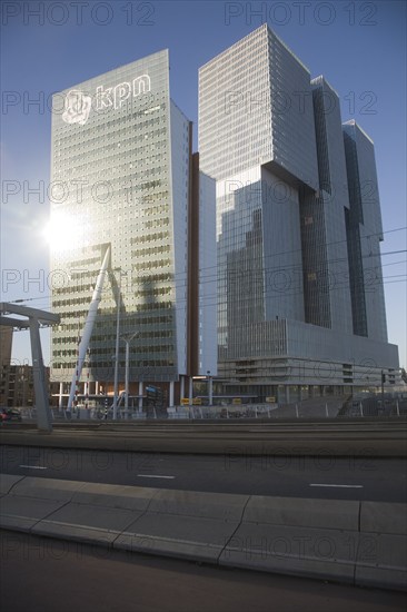 KPN Telecom Building, Rotterdam, Netherlands designed by architect Renzo Piano completed in 2000.