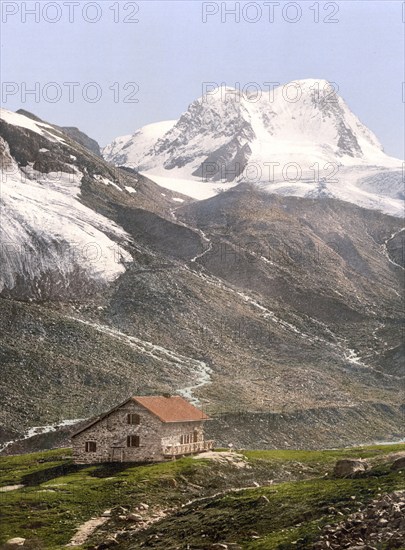 Stubai Valley, Dresdner Hütte and Schaufelspitze, Tyrol, formerly Austria-Hungary, today Austria,