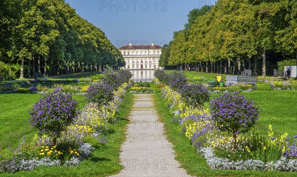 Garden parterre in front of Lustheim Palace in the Schleissheim Palace complex, Oberschleissheim